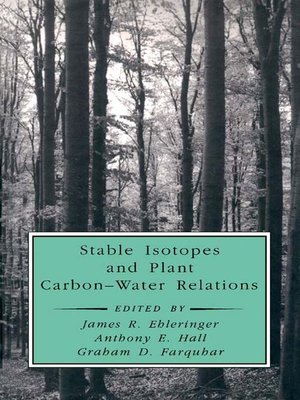cover image of Stable Isotopes and Plant Carbon-Water Relations